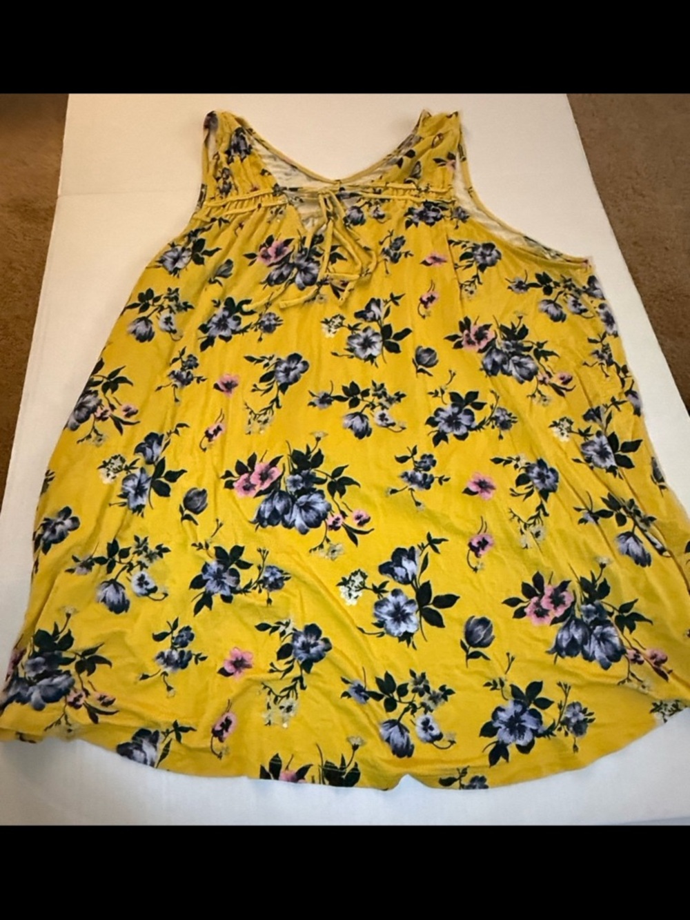 Yellow Torrid super soft top size 4